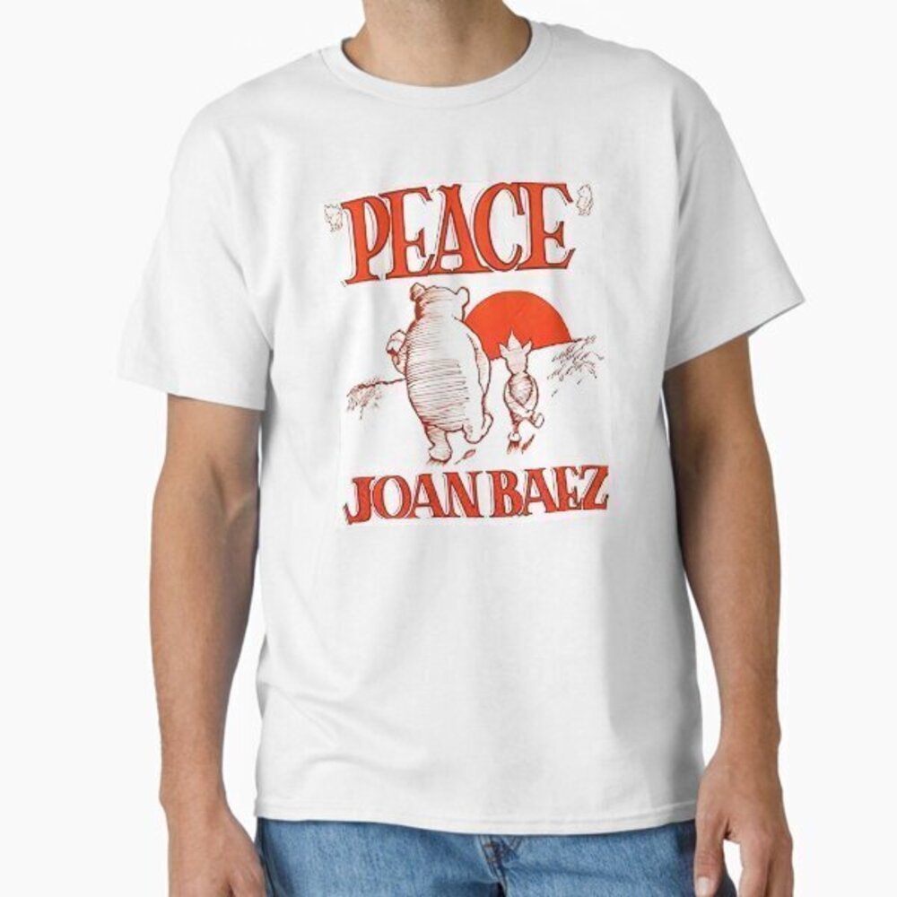 Joan Baez T-Shirts White Unisex Joan Baez T-Shirts